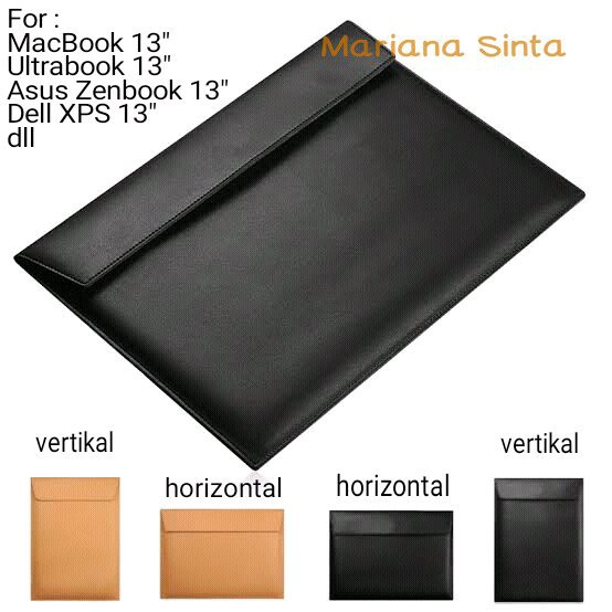 Tas MacBook 13  Laptop Ultrabook 13 Sleeve case Kulit