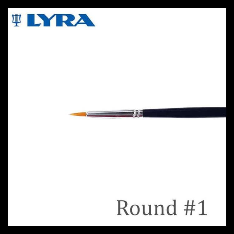 

Murmer Lyra Taklon Art Brush Round No. 1 / Kuas Lukis Lyra No. 1 Terbaru