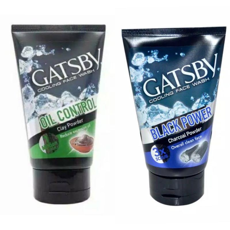 Jual GATSBY FACE WASH 100 ML SABUN CUCI MUKA PRIA OIL CONTROL / BLACK