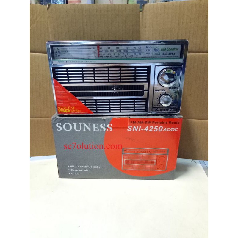 RADIO MURAH SOUNESS SNI- 4250 AC-DC