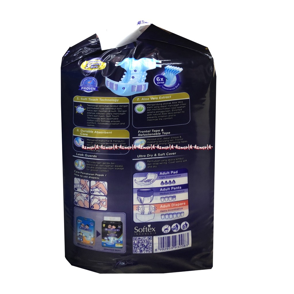 Confidence Premium Night M 15 Popok Perekat Lembut Konfidence Confiden Diapers Orang Tua ORtu LAnsia Dewasa M15 Ukuran Medium Isi 15pads