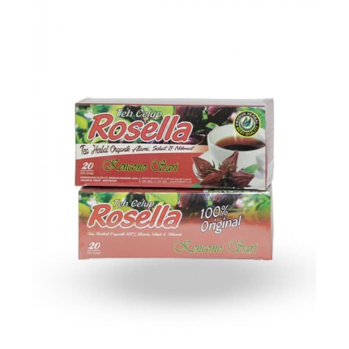 

Teh celup bunga Rosella Rosela Herbal Obat Ampuh Pelangsi alami Kencono Sari Asli Original