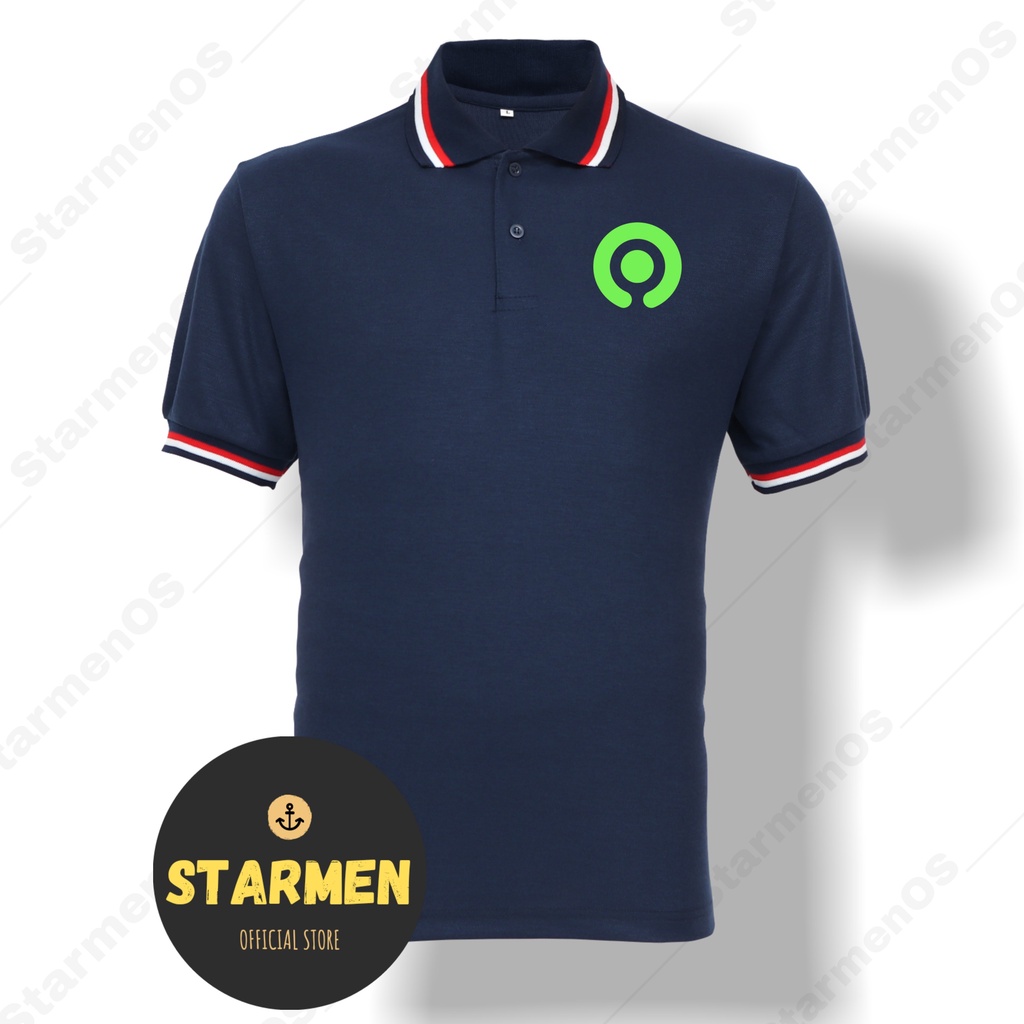 Kaos Polo Shirt Pria Kerah Logo GJK