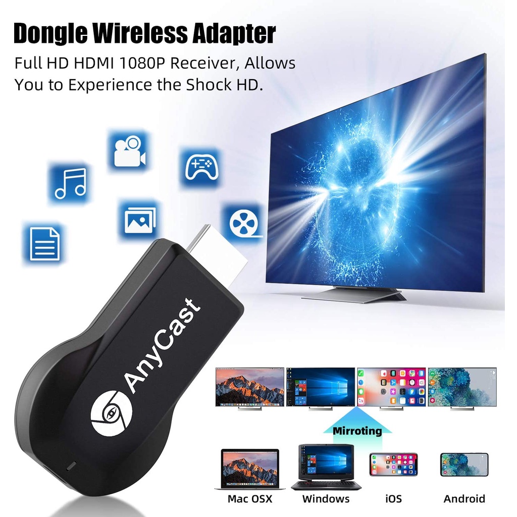 M9 | ANYCAST HDTV DONGLE CENTROO M9 PLUS (BLUE BOX)