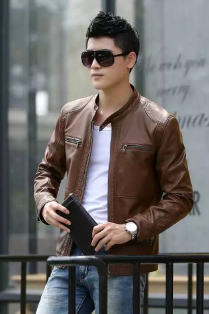 Jaket Kulit Asli Pria Elegant QUALITY ORIGINAL PREMIUM