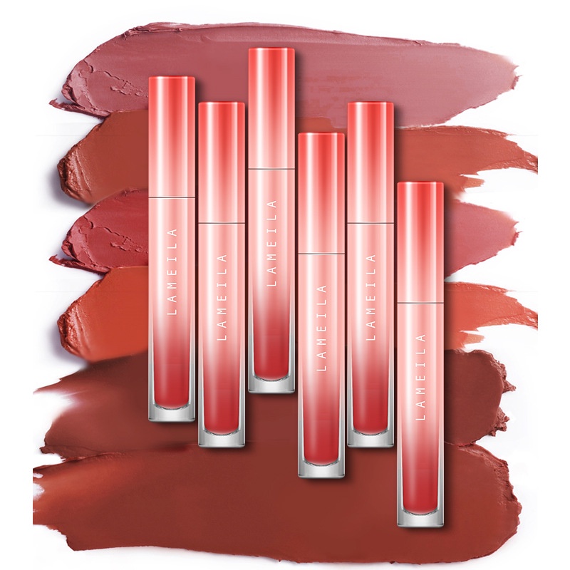 LAMEILA LIP GLAZED LIP LIQUID MOISTURIZING LIPSTICK MURAH KODE 1040