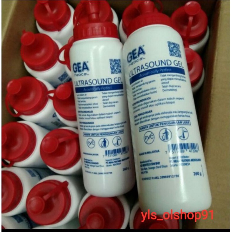 jelly usg gea / ultrasound gel gea / ultrasound gel gea 260ml / jel usg / jelly usg / usg gel