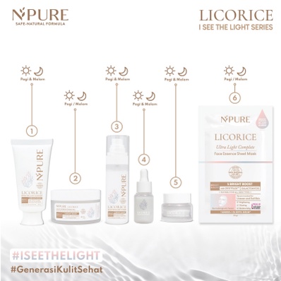 ✨ AKU MURAH ✨ NPURE LICORICE I See The Light SERIES