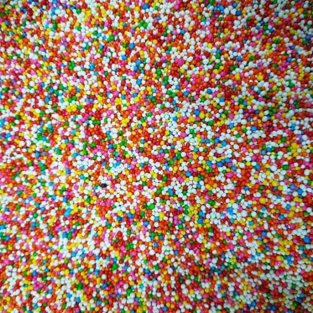 

SPRINKLE SPIKEL TRIMIT GULA BUTIR RAINBOW 100GR HIASAN KUE