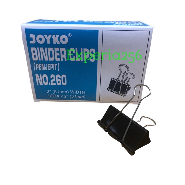 

Binder Clips Joyko 260 klip Penjepit Kertas