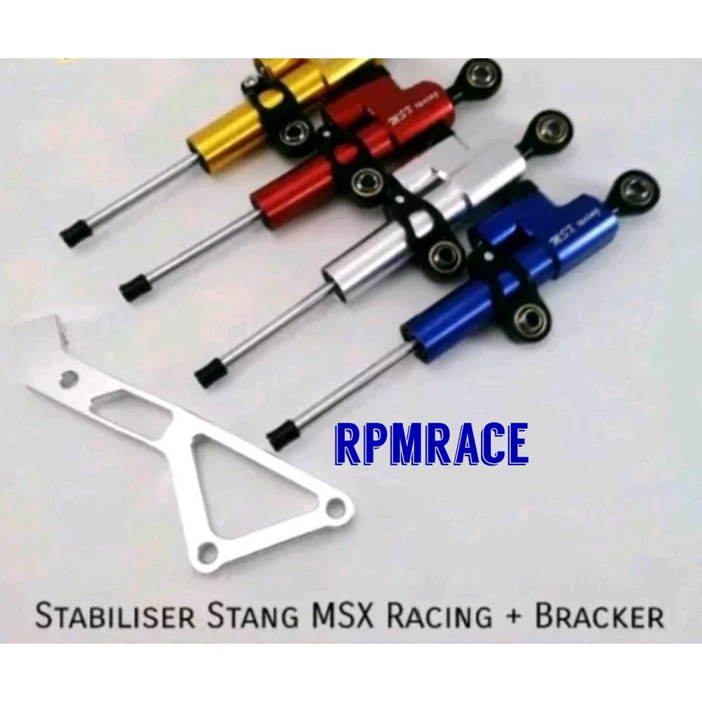 Stabilizer Stang Matic Msx Racing Plus Breket Bracket HidrolJKS14438