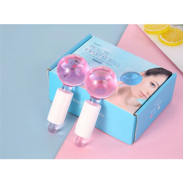 SUPPLIERNESIA - Ice Globes Roller / Glitter / Beauty Crystal Ball Glitter Original / Alat Pencerah Wajah / Ice Globes Facial Roller Glitter / Alat Pijat Muka / Ice Globes