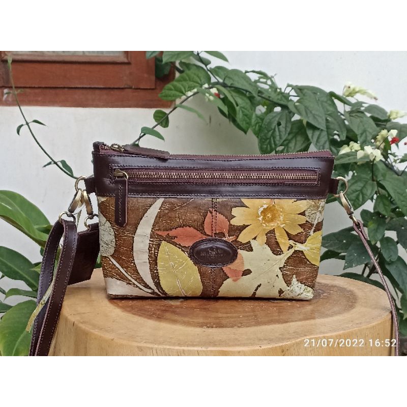 ANITA SLING BAG KULIT ECOPRINT ASLI NR LEATHER