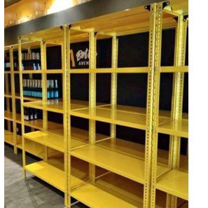 Rak besi siku lubang 5 susun hambalan