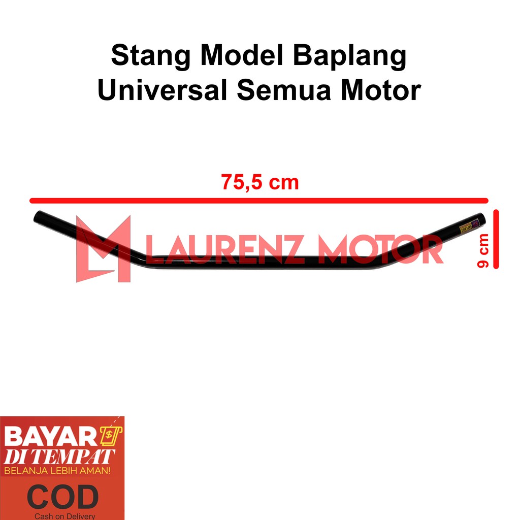 Download Stang Motor Variasi Baplang Universal Semua Motor Hitam Chrome Stir Variasi Klx Cb Vixion R15 Shopee Indonesia
