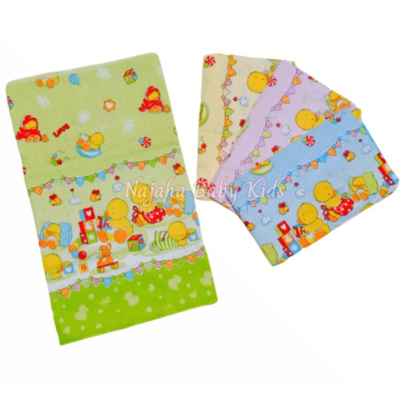 Bedong Lilit Persegi Panjang ukuran Kain Pernel Barut Bayi Bahan Katun Flanel