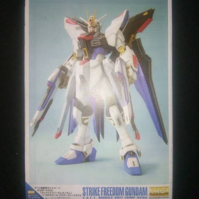 Gundam Second Full Rakit MG 1/100 Strike Freedom Gundam
