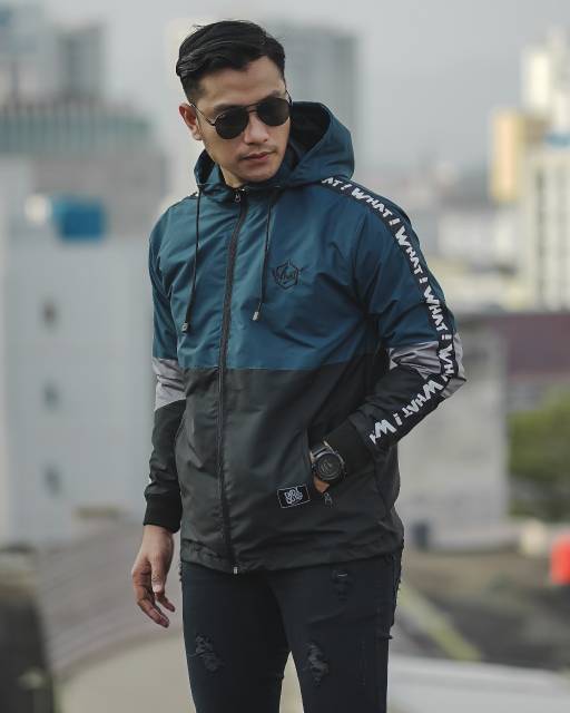 KMO JAKET PARASUT OUTDOOR PRIA KEREN / JAKET RUNNING