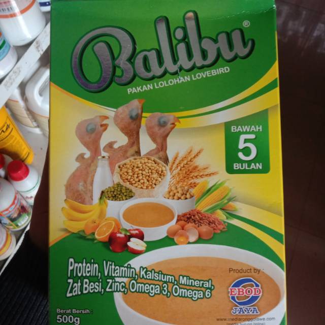 BALIBU (PAKAN LOLOHAN LOVEBIRD) EBOD JAYA