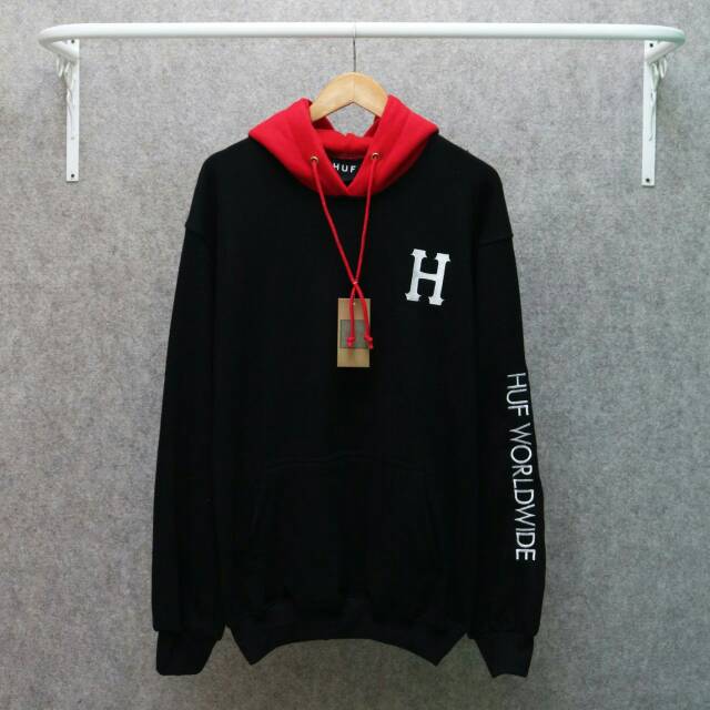 Hoodie sweater huf worldwide