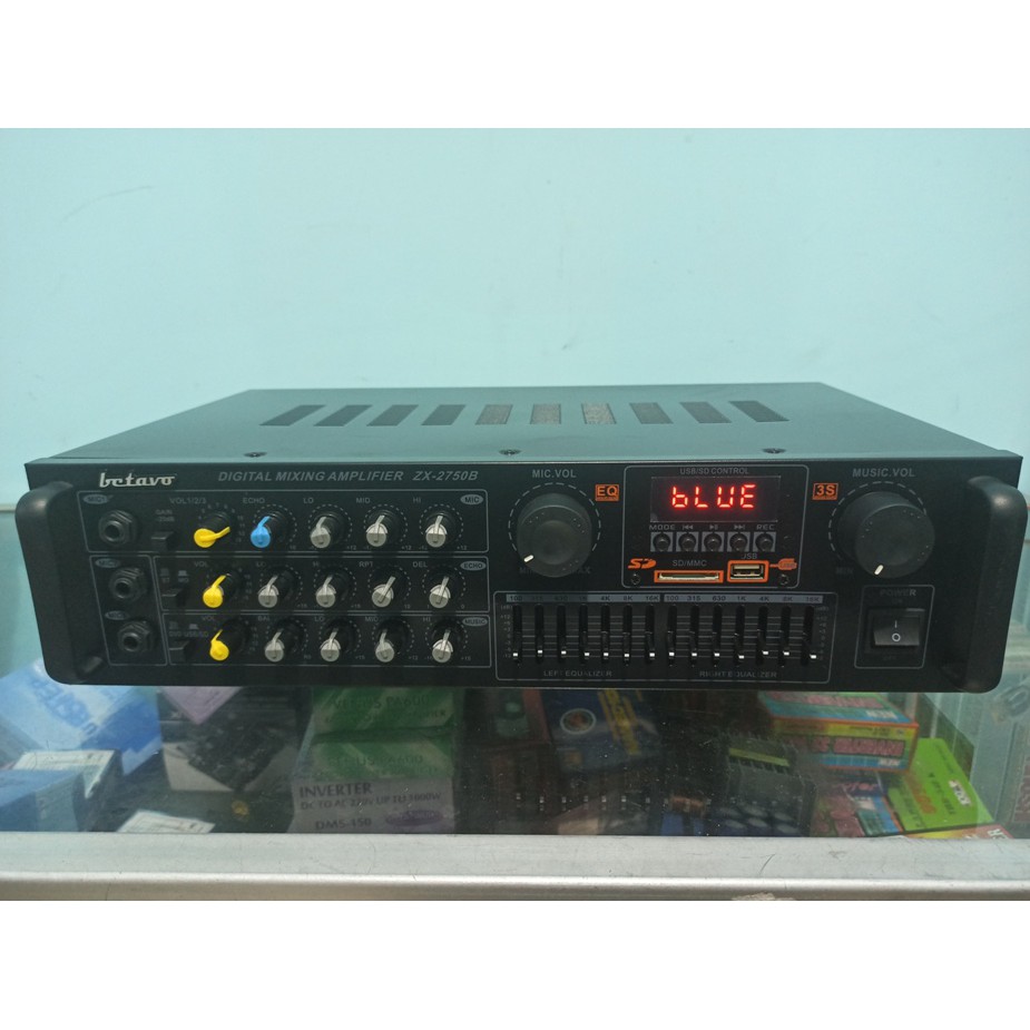 POWER AMPLI PROFESIONAL MIXING KARAOKE MP3 BLUETOOTH BETAVO ZX-2750B