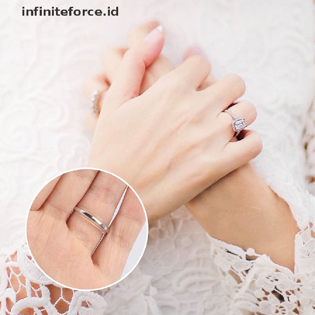 Infiniteforce.id Alat Adjuster / Pengecil Ukuran Cincin Bahan Silikon Transparan 8 Ukuran