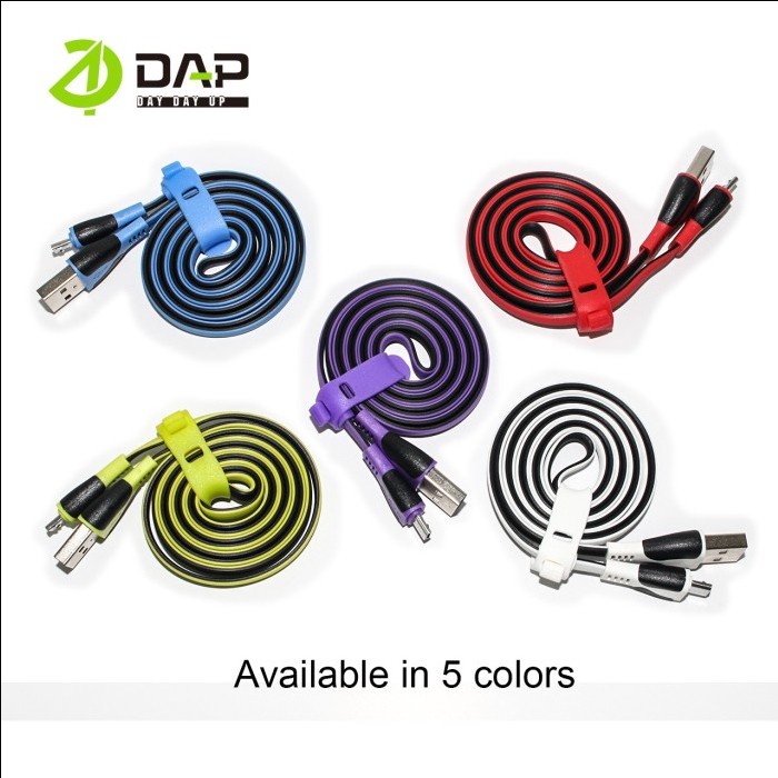 Kabel Data TYPE C DAP DPT100 - ISI 30 - Kabel Type C Fast Charging  2.4A 100 cm