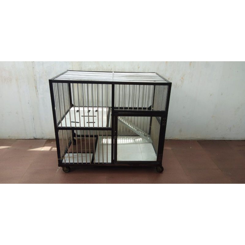 Kandang kucing besi dan galvanis