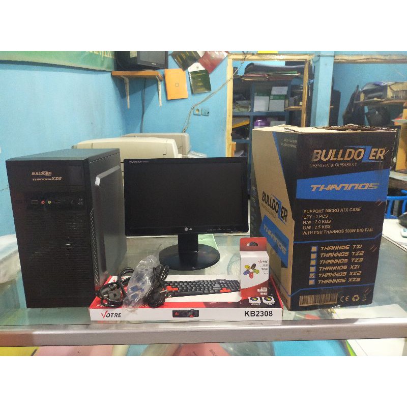 Paket Komputer Fullset Haswell core i5 Ram 4gb Hdd 500gb lcd 16&quot; wide