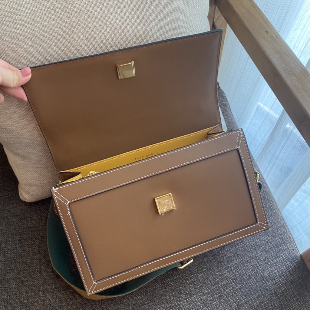 Jual ready stock 80766 TORY BURCH full leather organ bag tas wanita import  | Shopee Indonesia