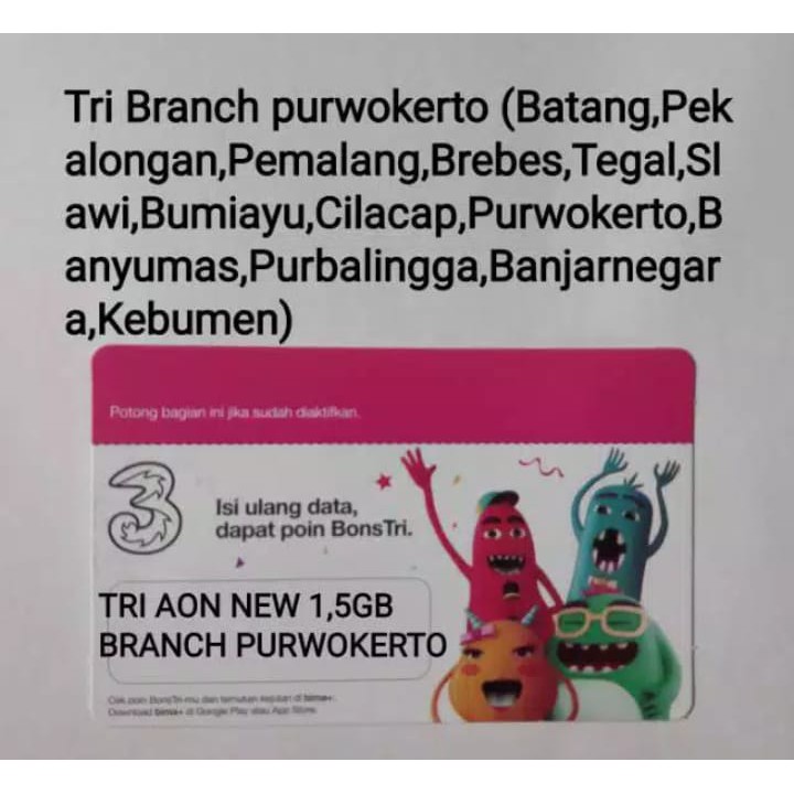 VOUCHER TRI AON 1.5GB