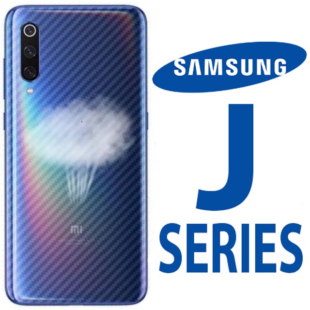 SAMSUNG  J2CORE/J2PRIME/J2PRO/J4/J4+/J5/J5PRIME/J5PRO/J6/J6+/J7/J7/ CORE GARSKIN STICKER CARBON BACK