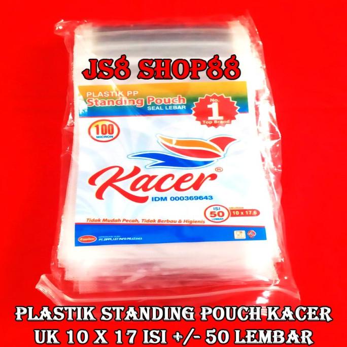 PLASTIK STANDING POUCH KACER 10x17