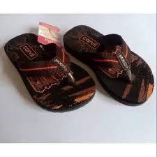 (CUCI GUDANG)Carvil Tanggung Scottie Black Brown Size 33-37 / Sandal 2020 / Sandal Casual Bagus