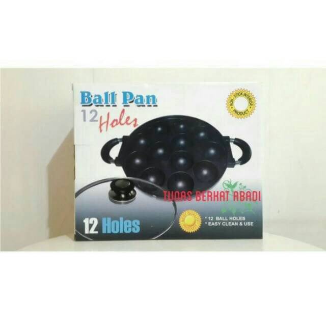 Cetakan kue 12 lubang - ball pan 12 holes