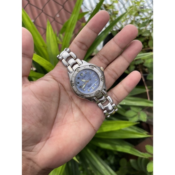 Jam Tangan Pria Seiko Scuba 200m Quartz Divers Blue Dial 7N35