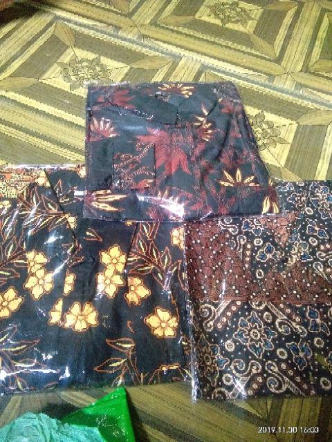 Kemeja Batik Unggul Jaya Halus Kain Tebal