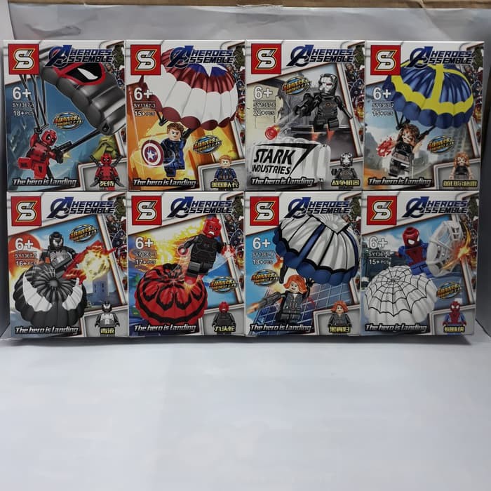 ITN - SY1367 super heroes the hero is landing