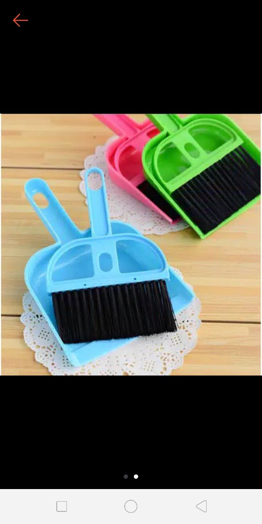 Sapu Kecil Set - Sapu Mini Dustpan Pengki Kecil Serok Mini - Sapu Laptop - Sikat Laptop