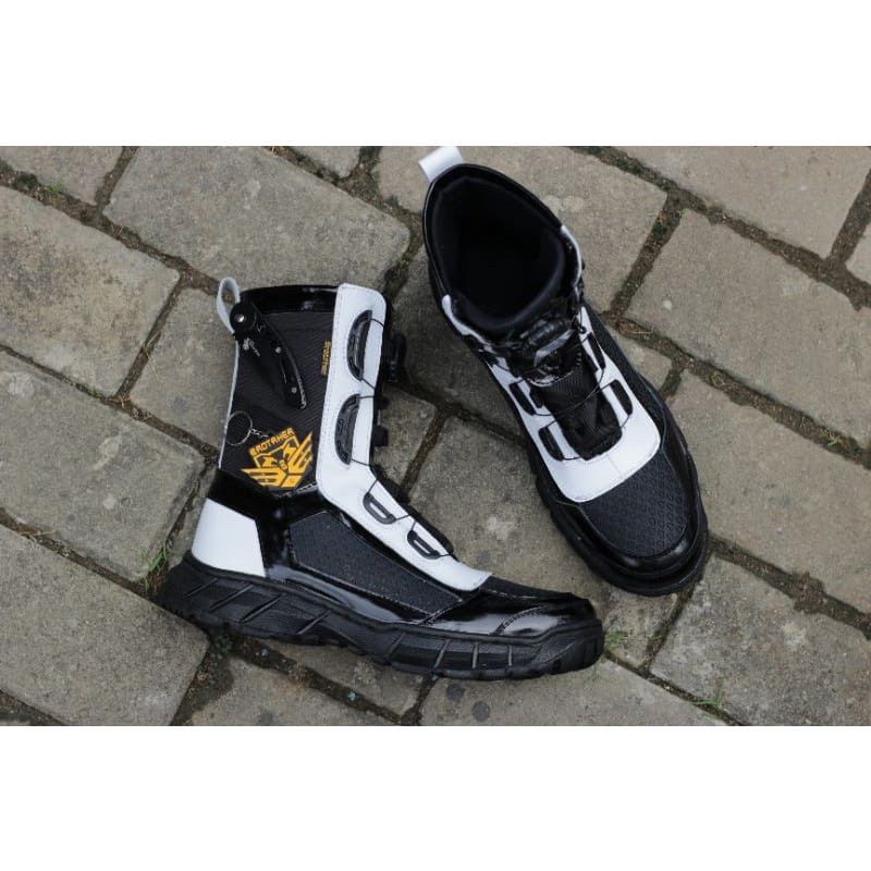 SEPATU PDL TALI PUTAR PROVOST POLRI KULIT MENGKILAP