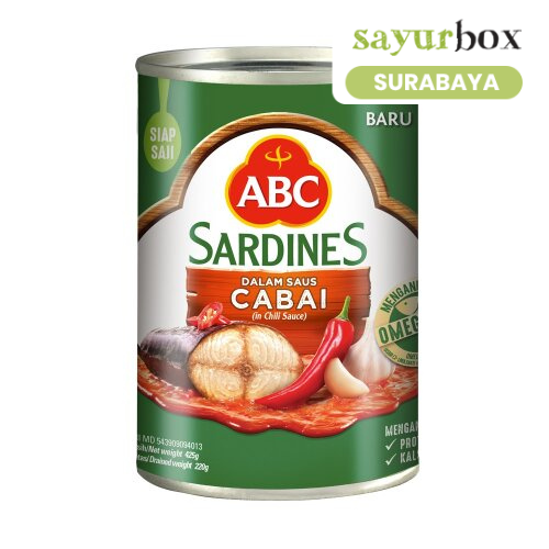 

ABC Sarden Saus Cabai 425 gram (Sayurbox) - SURABAYA