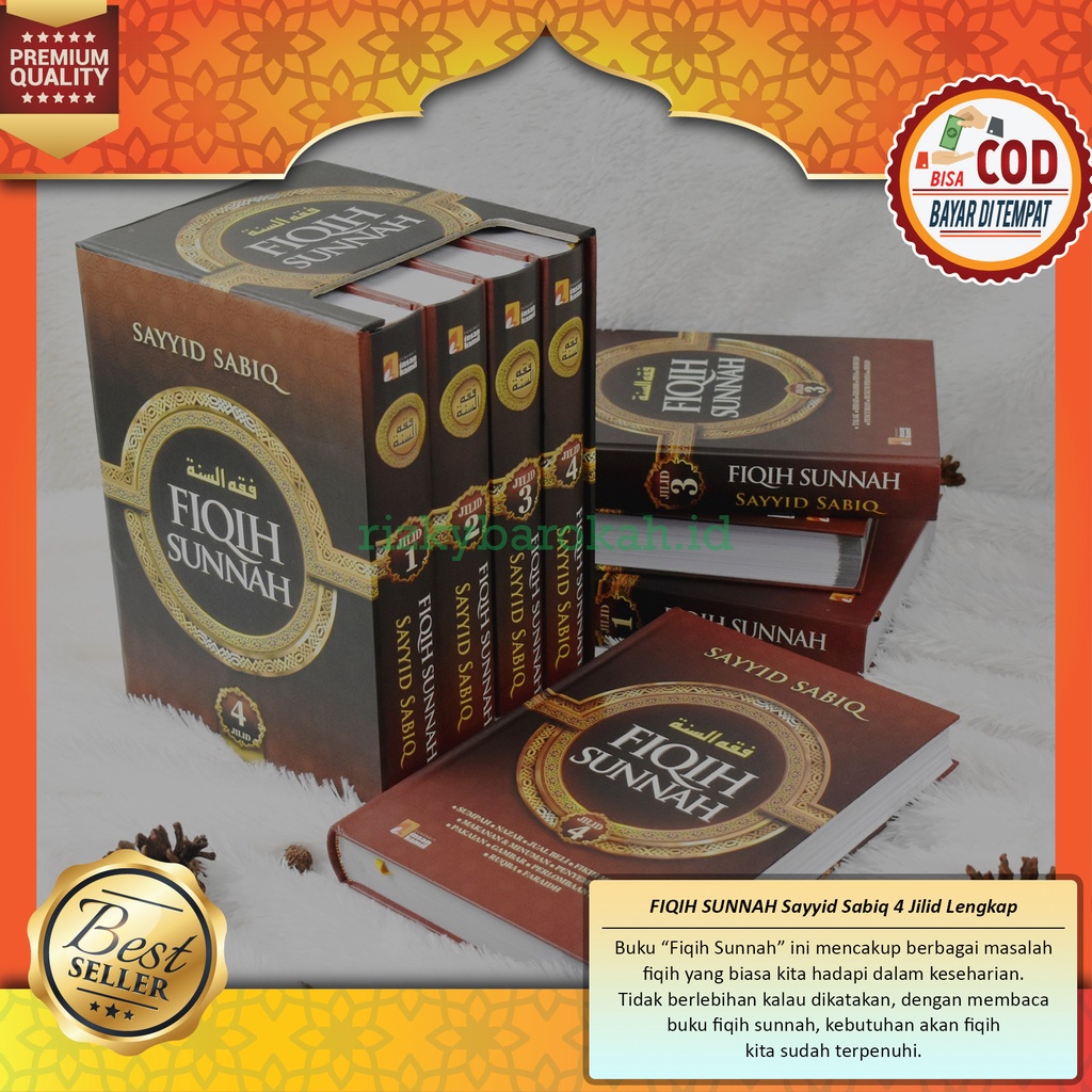 Fiqih Sunnah Fikih Sunah Sayyid Sabiq Komplit Set Jilid 1 2 3 4 Lengkap ORIGINAL Penerbit Insan Kami