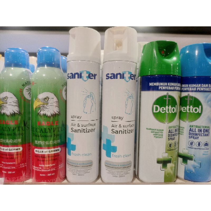 desinfectan eagle,saniter,dettol