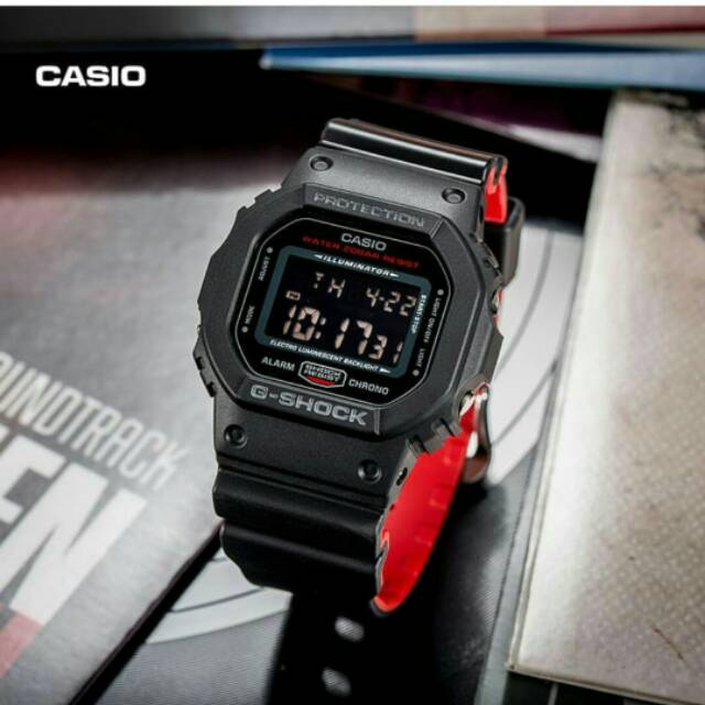 Jam Tangan Casio Original DW-5600HR-DR