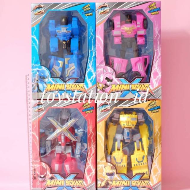  Mainan  action figure robot miniforce mobil  volt lusi max 