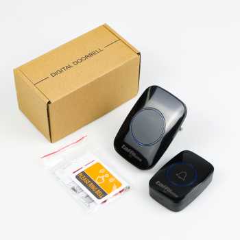 Bel Pintu Rumah Tanpa Kabel Wireless Remote Doorbell 38 Nada 1PCS Receiver Taffware A10