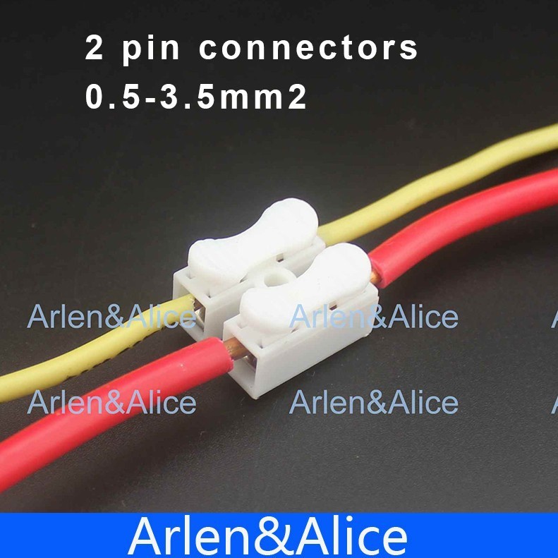 2 pin push quick cable connector terminal Wiring Terminal 10A 250V