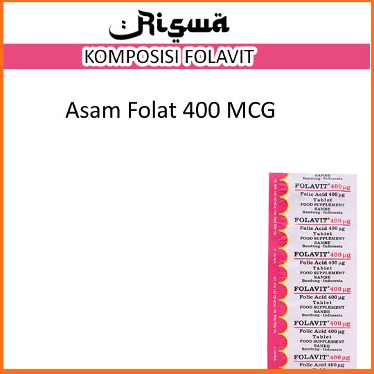 Asam Folat Untuk Program Hamil Folavit Promil 400 Mcg Untuk Progam Hamil dan Ibu Menyusui