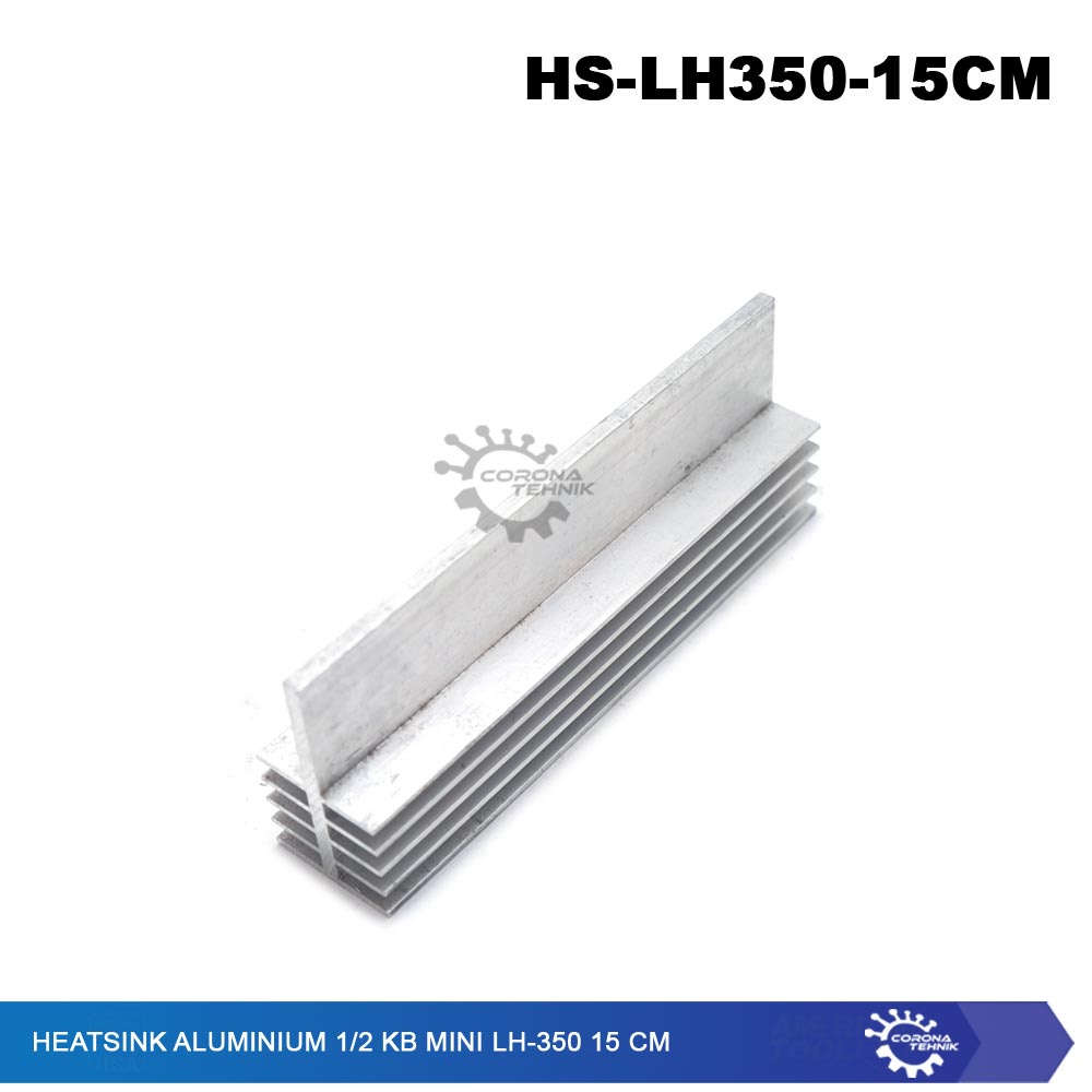 LH-350 - Heatsink Aluminium 1/2 KB Mini 15 cm