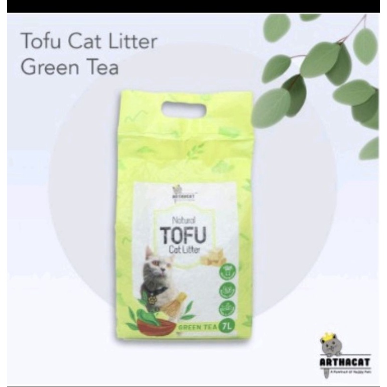 PASIR KUCING TOFU GUMPAL SOYA CLUMPING CAT LITTER 7L ECO FRIENDLY